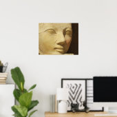 De tempelreis van het Egyptische Hatshepsut-standb Poster (Thuiskantoor)
