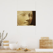De tempelreis van het Egyptische Hatshepsut-standb Poster (Keuken)
