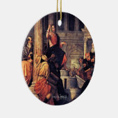 De tempelzoekende Manuscript 1558 Keramisch Ornament (Rechts)