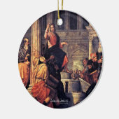 De tempelzoekende Manuscript 1558 Keramisch Ornament (Links)