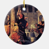 De tempelzoekende Manuscript 1558 Keramisch Ornament (Achterkant)