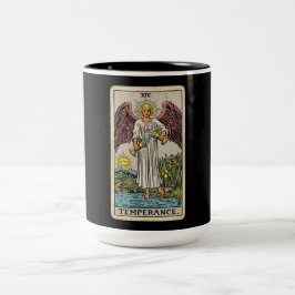 De Temperance Tarot Tweekleurige Koffiemok