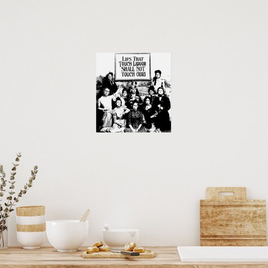 DE TEMPERANTIE-LEAGE 1920 POSTER (Keuken)