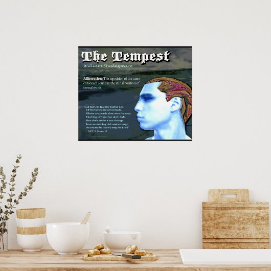 De Tempest-beluchting Poster (Keuken)