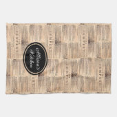 De Tempest Shakespeare gepersonaliseerde keukenhan Theedoek (Horizontaal)