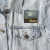 De Tempest Vierkante Button 5,1 Cm (In situ)