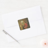 De Tempest Vierkante Sticker (Envelop)