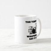 De Tempo is wat ik ook zeg. Koffiemok (Voorkant rechts)