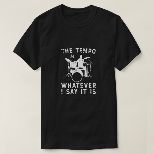 De Tempo is wat ik ook zeg. T-shirt (Design voorkant)