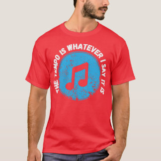 De Tempo is wat ik zeg dat het grappige drummers G T-shirt