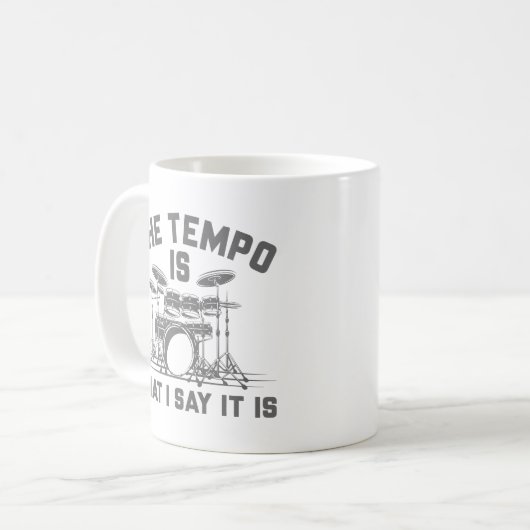 De Tempo is What I Say It Is Koffiemok (Voorkant links)