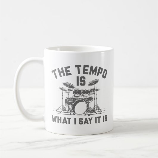 De Tempo is What I Say It Is Koffiemok (Links)