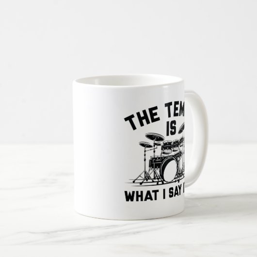 De Tempo is What I Say It Is Koffiemok (Voorkant rechts)