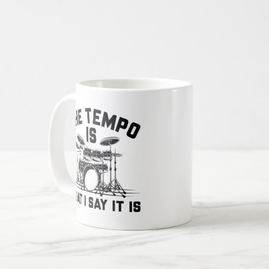 De Tempo is What I Say It Is Koffiemok (Voorkant links)