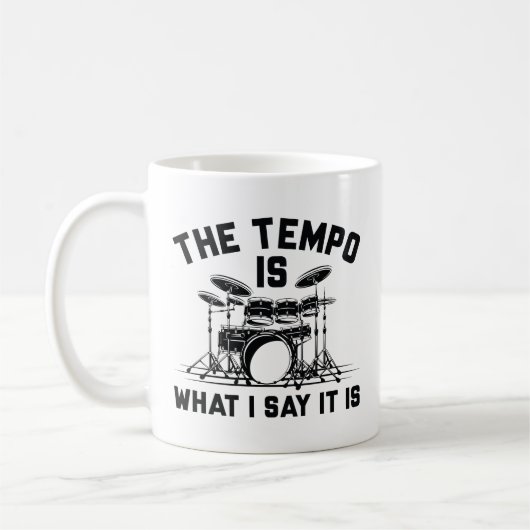 De Tempo is What I Say It Is Koffiemok (Links)