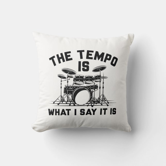 De Tempo is What I Say It Is Kussen (Voorkant)