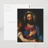 De Temptation of Christus, Titiaan Briefkaart (Voorkant / Achterkant)