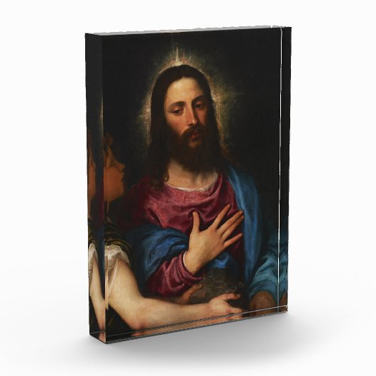 De Temptation of Christus, Titiaan Fotoblokken (Links)