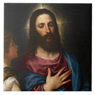 De Temptation of Christus, Titiaan Tegeltje