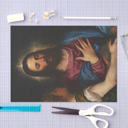 De Temptation of Christus, Titiaan Tissuepapier (Craft)