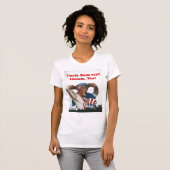 De Tengere T-shirt van dames (Voorkant volledig)