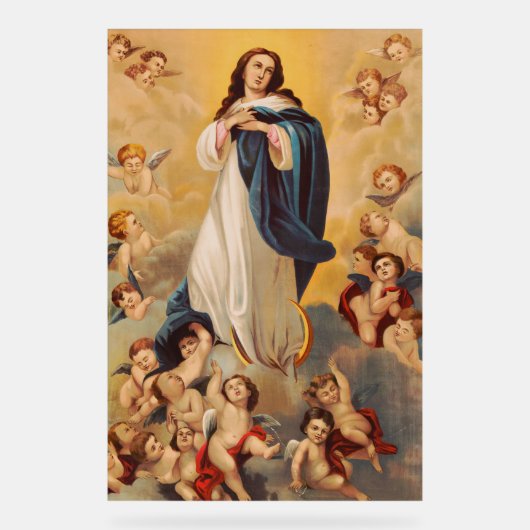 De Tenhemelopneming van de Maagd Maria Acryl Bord (Voorkant)