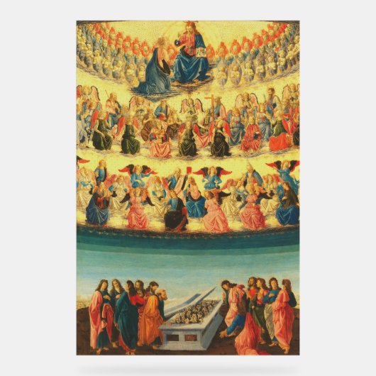 De Tenhemelopneming van de Maagd Maria Acryl Bord (Voorkant)