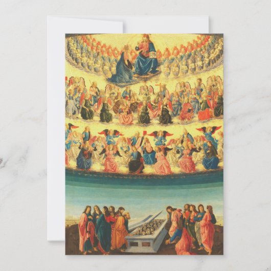 De Tenhemelopneming van de Maagd Maria Kaart (Voorkant)