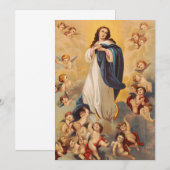 De Tenhemelopneming van de Maagd Maria Kaart (Voorkant / Achterkant)