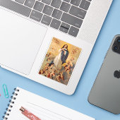 De Tenhemelopneming van de Maagd Maria Sticker (Laptop met iPhone)