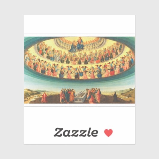 De Tenhemelopneming van de Maagd Maria Sticker (Vel)