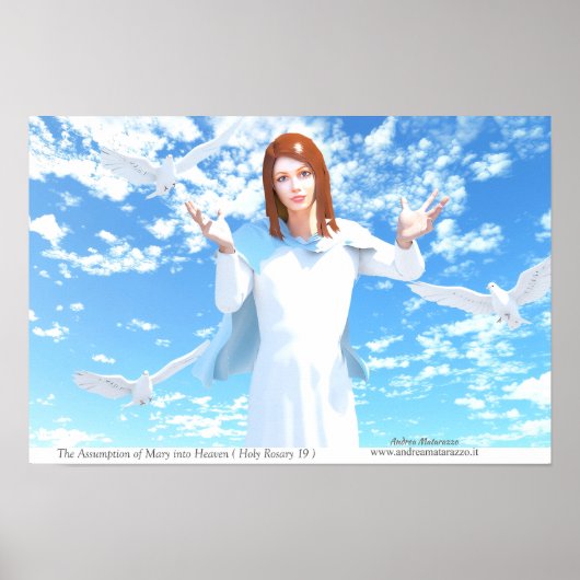 De Tenhemelopneming van Maria Poster (Voorkant)
