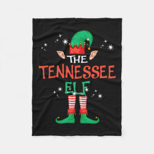 De Tennessee Elf Matching Familie Kerst Fleece Deken