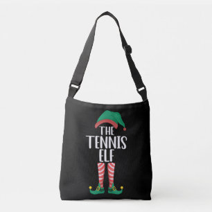 De Tennis Elf Bijpassende Familie Groep Kerstmis Crossbody Tas