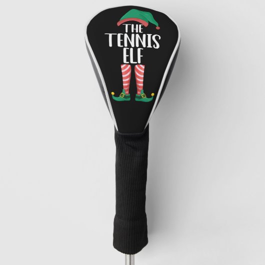 De Tennis Elf Bijpassende Familie Groep Kerstmis Golfheadcover (Voorkant)