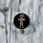 De Tennis Elf Overeenkomende Familie Groep Kerstmi Ronde Button 7,6 Cm (In situ)