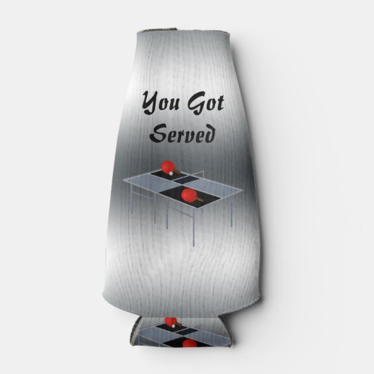 De Tennis van de lijst u diende Ontwerp; Flesjeskoeler (Voorkant)