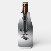 De Tennis van de lijst u diende Ontwerp; Flesjeskoeler (Fles Achterkant)