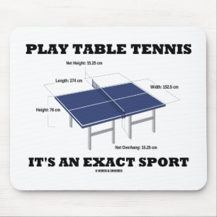 De Tennis van de Lijst van het spel het is een Exa Muismat