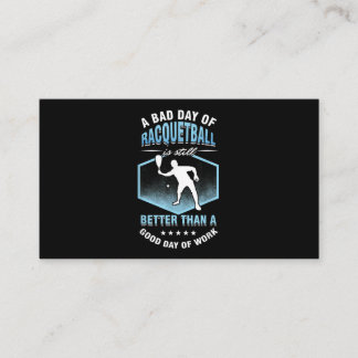 De Tennis van het uiteinde een slechte dag van Rac Visitekaartje