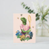 De tennishagedis briefkaart (Staand voorkant)