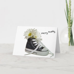 De Tennisschoen van de verjaardag Kaart