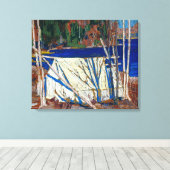 De Tent | Tom Thomson | Canvas Afdruk (Insitu (Houten vloer))
