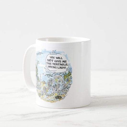 De Tentacle-mok Koffiemok (Voorkant links)