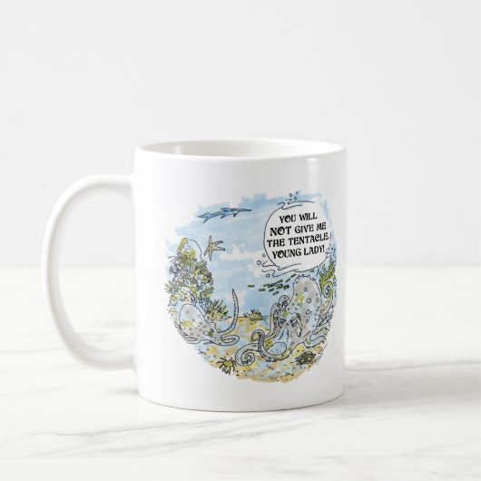 De Tentacle-mok Koffiemok (Links)