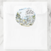 De Tentacle-vierkante stickers (Tas)