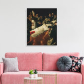 De tentoonstelling van het lichaam van St. Bonaven Canvas Afdruk (Insitu (Woonkamer))