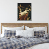 De tentoonstelling van het lichaam van St. Bonaven Canvas Afdruk (Insitu (Slaapkamer))