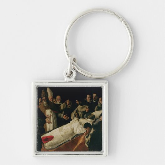 De tentoonstelling van het lichaam van St. Bonaven Sleutelhanger (Voorkant)