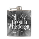 De "Tequila Whisperer-fles" Heupfles (Voorkant)